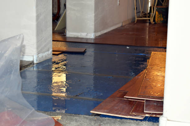 Professional Flood Damage Restoration technician working in Clementon, NJ